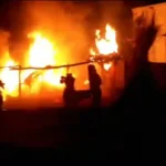 Hardoi News: अज्ञात कारणों से लगी आग,गृहस्थी का सामान जलकर राख