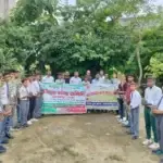 Shahjahanpur: एक पेड़ माँ गंगा के नाम अंतर्गत हुआ पौधारोपण