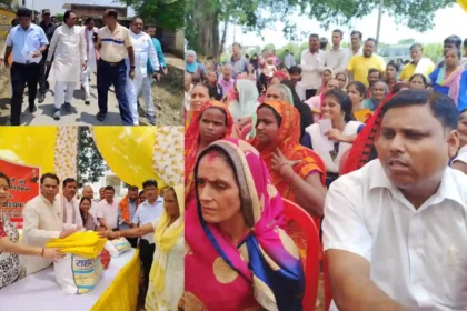 Shahjahanpur: जनपद के प्रभारी मंत्री ने बाढ़ प्रभावित क्षेत्र के कई स्थलों निरीक्षण कर बाढ़ से पीड़ित परिवारों को राहत सामग्री की वितरित