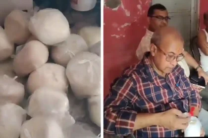 अयोध्या में आमजनमानस की सेहत से खिलवाड़! मिठाई की दुकान पर फूड विभाग ने मारा छापा, मिठाई पर रेंगते मिले कीड़े