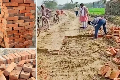 Hardoi News: घटिया ईंटों से हो रहा था खड़ंजा निर्माण, लेडी जेई ने कर दिया नो-पास, अपने सामने ही खड़े होकर हटवाईं पूरी सड़क की ईंटें