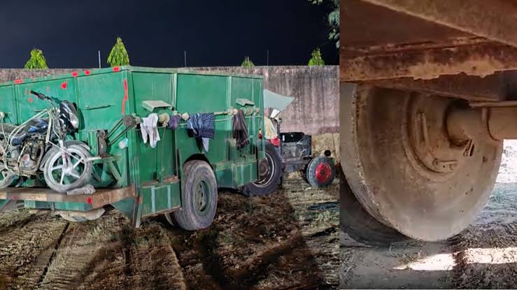 ट्रैक्टर-ट्रॉली में ट्रेन का पहिया लगाकर दौड़ा रहा था, 10 लाख से अधिक का जुर्माना