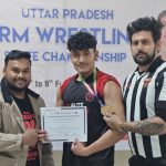 Hardoi News: आर्म रेसलिंग में स्वर्ण पदक प्राप्त कर हर्षित शर्मा ने लहराया हरदोई का परचम