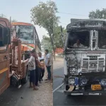 Unnao News: कंटेनर और रोडवेज बस की आमने-सामने टक्कर, 14 लोग घायल
