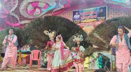 Hardoi News: कोथावा में आठवां माँ भगवती जागरण संपन्न,कानपुर के कलाकारों ने दी प्रस्तुति, पूर्व सांसद अंजू बाला भी रहीं मौजूद