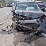 एक के बाद एक आपस में टकरा गईं तीन कारें; लखनऊ एक्सप्रेस-वे पर भीषण सड़क हादसा, चार घायल...